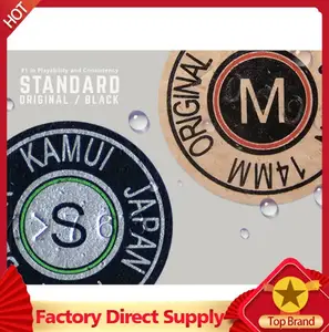 KAMUI наконечники для пула 14 мм черный цвет SS/S/M/H наконечник для снукера 11 мм желтый S/M/H прочные наконечники аксессуары для бильярда Китай 2019 - изображение