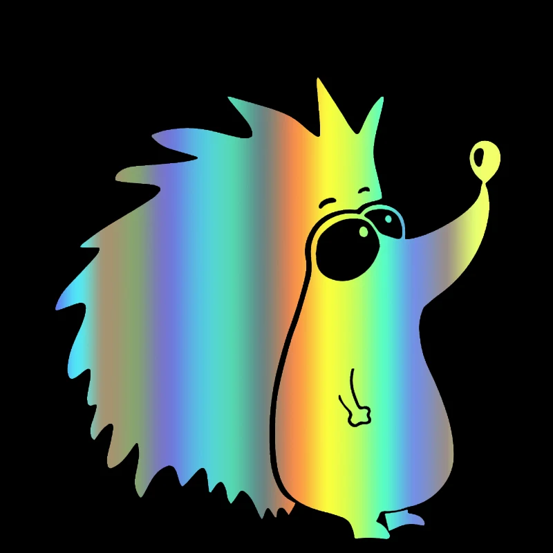 

Personality Car Stickers Hedgehog Motorcycle Decorative Accessories Creative Waterproof and Sunscreen Vinyl Decal,15CM*15CM