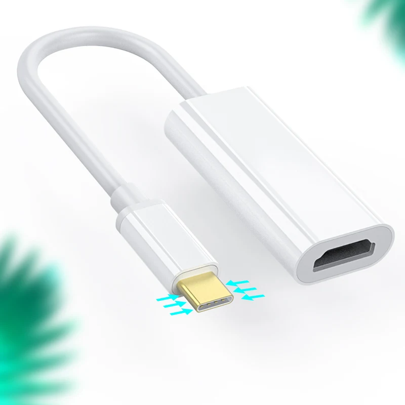 LHMZNIY usb type C к HDMI Кабель-адаптер USB-C к HDMI конвертер «Папа-мама» для MacBook/huawei Matebook