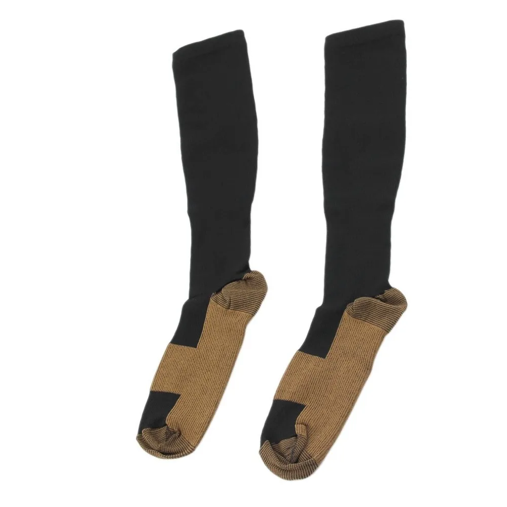New Miracle Copper Anti-Fatigue Compression Socks Soothe Tired Achy Unisex Women Men Anti Fatigue Magic Drop Shipping