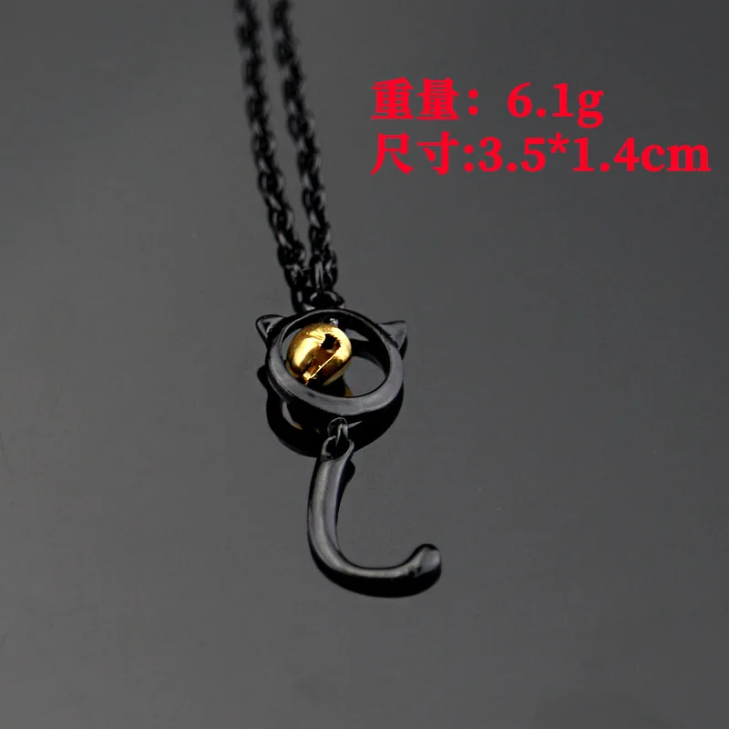 Anime Miraculous Ladybug necklace women jewelry Chat Noir bell shape cute romatic metal pendant suitable for woman girl friend