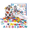 78PCS Children Montessori Language Toys Card Alphabet Puzzle Game Early Educational Spelling Learning Toy For Toddler Preschool 1