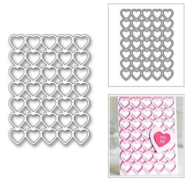 New Heart To Heart Background Template 2020 Metal Cutting Dies For Diy  Scrapbooking And Card Making Embossing Craft No Stamps - Cutting Dies -  AliExpress