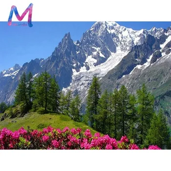 

MIAODU 5D DIY Diamond Painting Landscape Full Drill Square Picture Of Rhinestone Decor Home Diamond Embroidery
