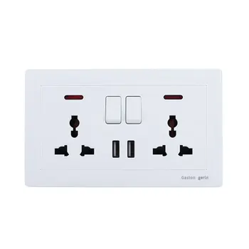 

Wall Socket Wall Socket Dual USB Outlets Plug Home Improvement