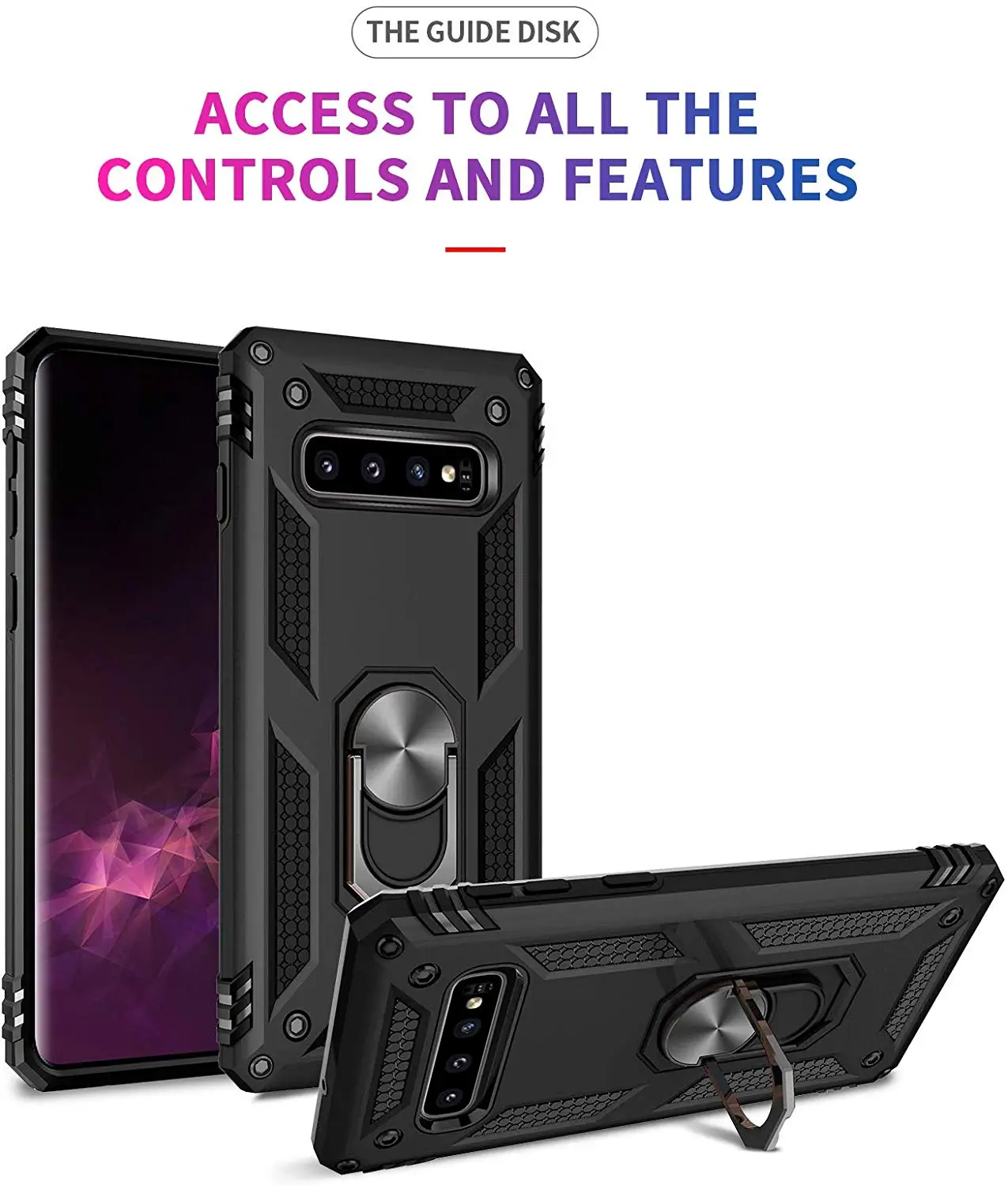 Чехол для Samsung Galaxy S20 S10 S9 S8 Note 10 Plus военный класс 15 футов. Защитный Магнитный чехол