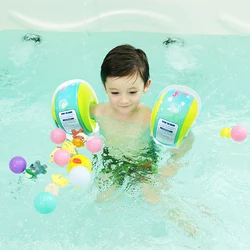 Bras de natation pour enfants, accessoires de natation, Train, jouets de bain, sécurité, anneaux de natation, volants 