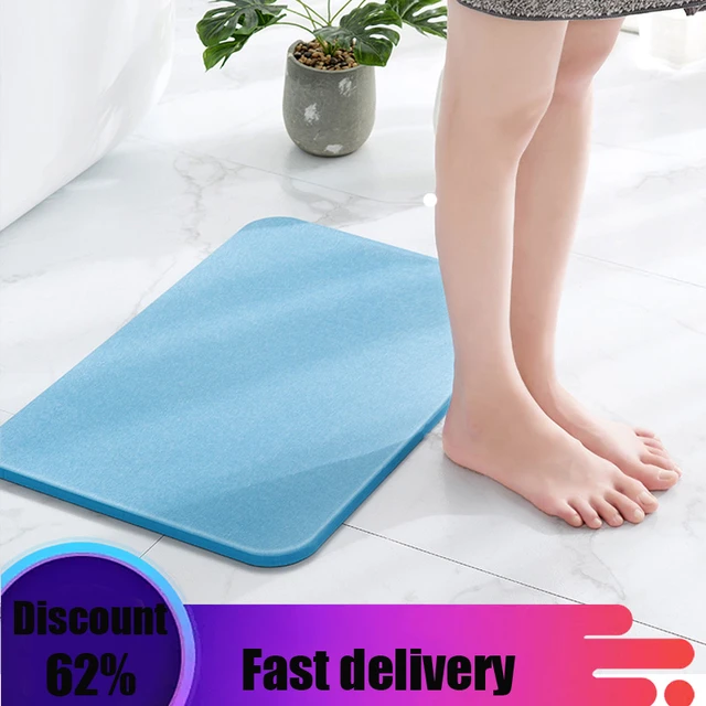 Anti-Slip diatomita barro alfombrilla para baño absorbo alfombra lavablea  alfombrilla para piso para baño ducha