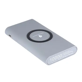 

Portable Qi-enabled Wireless Power Bank External Mobile Phone Power Supply Wireless Smart Devices Backup Battery Supports