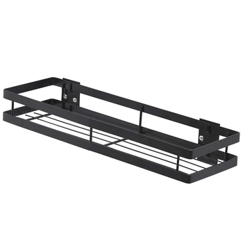 

Metal Spice Rack Wall Mounted Hanging Seasoning Spice Rack Shelf Holder Organizer Storage for Kitchen Cabinet, 1 Pack