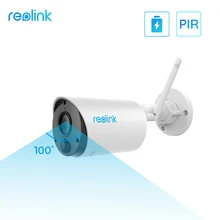Reolink Argus Eco – caméra de Surveillance extérieure IP HD 1080p, dispositif de sécurité sans fil, avec batterie Rechargeable et système PIR