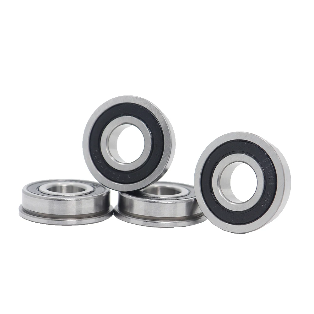 F6001RS фланцевый подшипник 12x28x8 мм ABEC-1 ( 4 шт.) F6001 RS 2RS 6001RS шарикоподшипники | Игрушки и