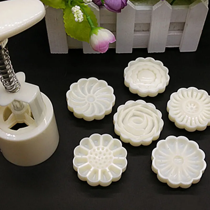 Mooncake форма для печенья Форма для торта кухонная посуда для дома и кухни Праздник середины осени форма для выпечки резак 3D инструмент