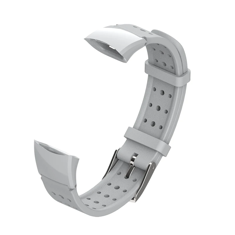 Браслет Honor Band 4 силиконовый браслет для huawei Honor Band 5 4 аксессуары для смарт-браслета сменный Браслет для Honor 4 5 Band - Цвет: Gray