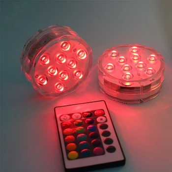 

LED Remote Control Submersible Light Color Changing Waterproof Diving Lights MOLC