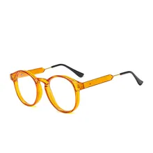 Оптические простые очки для мужчин и женщин, прозрачные оправы для очков, простые линзы, модная женская металлическая пластиковая оправа для очков