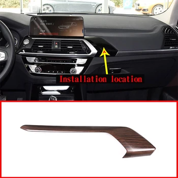 

Pine Wood Grain ABS Car Center Air Vent Frame Trim For BMW X3 X4 G01 G02 2018-2019 Accessories For Left Hand Drive