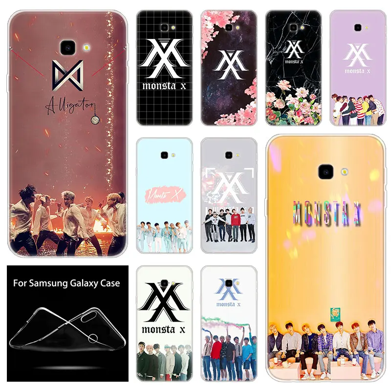 Мягкий силиконовый чехол для телефона Monsta X KPOP Samsung Galaxy J8 J6 J4 J2 Pro 2018 Core J7 Prime J3 2016 J5
