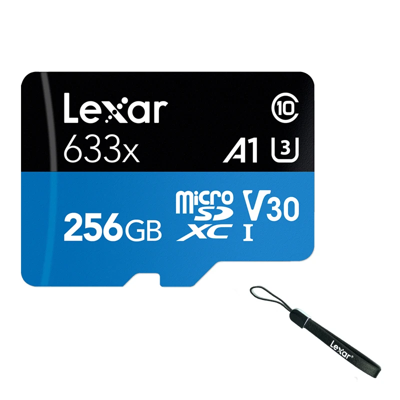 Lexar оригинальная TF карта 32 Гб UHS-I C10 U1 SDHC Micro sd-карта SDXC 64 Гб 128 ГБ U3 V30 высокоскоростная карта памяти 633x флэш-карта