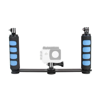 

Dual Handheld Frame Stabilizer Bracket for Gopro2/3/4/5 Camera Brackets and All LED Video Light Camcorder