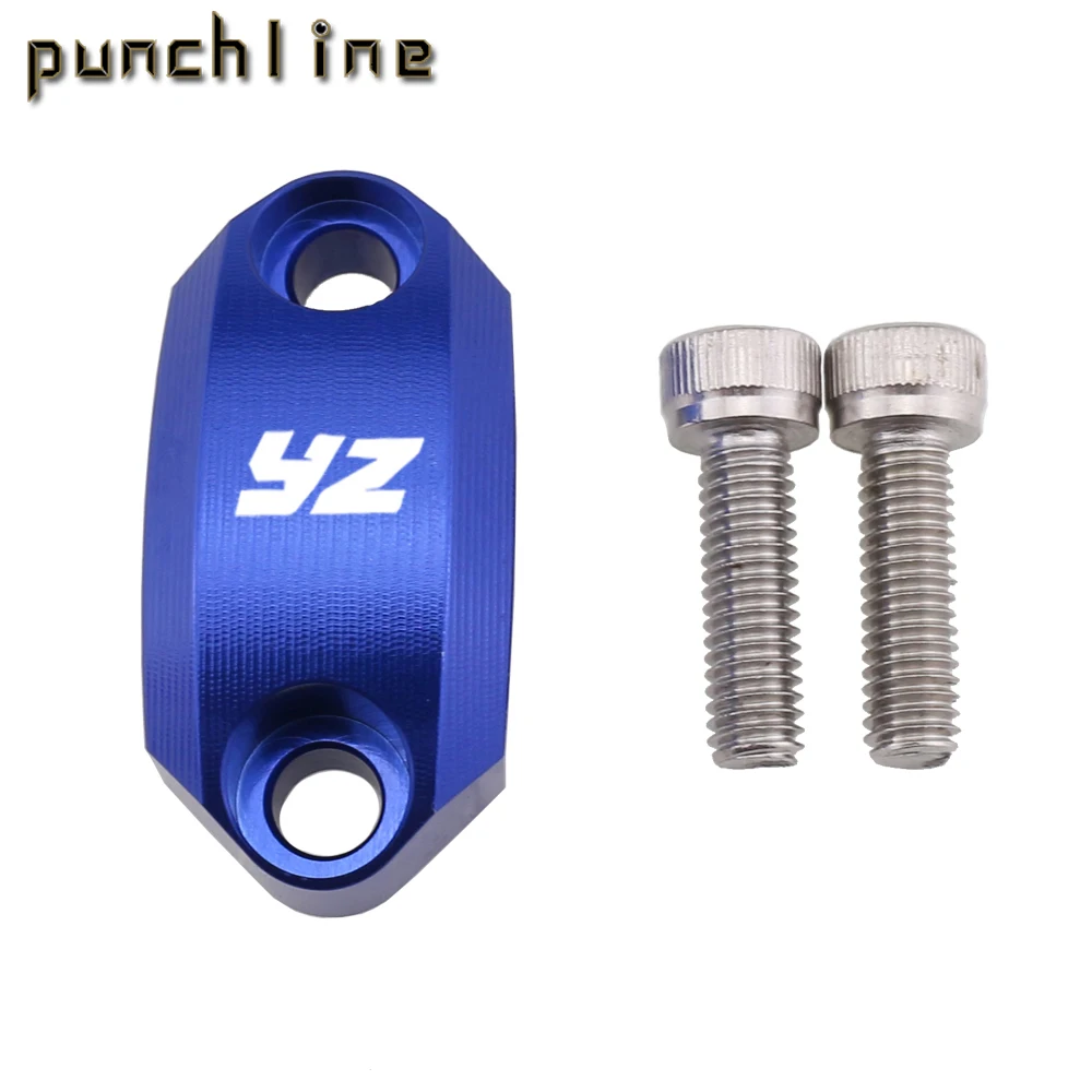

Fit for YZ 65 YZ 80/85 YZ125/250 YZ250F/FX YZ450FX YZ 426F/450F Master Cylinder Clamp Cover Caps For 22.2mm Handlebar Clamping