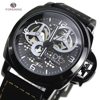 

FORSINING Mens Watches Military Army Sport Clock Male Top Brand Luxury Skeleton Automatic Mechanical Men Watch Horloges Mannen