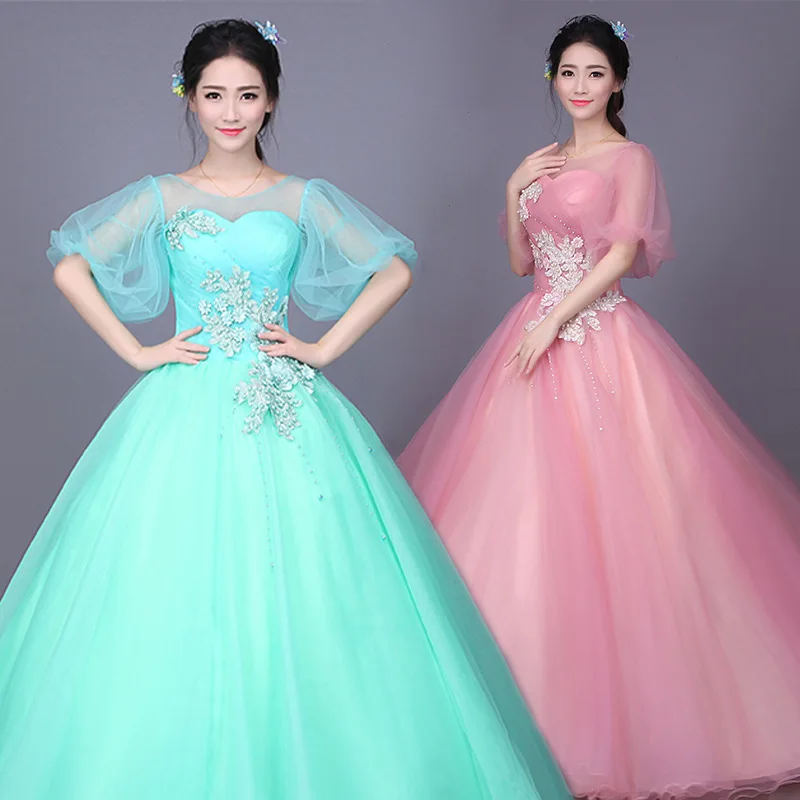 Новое поступление длинное бальное платье со стразами и вышивкой Lanttern Quinceanera