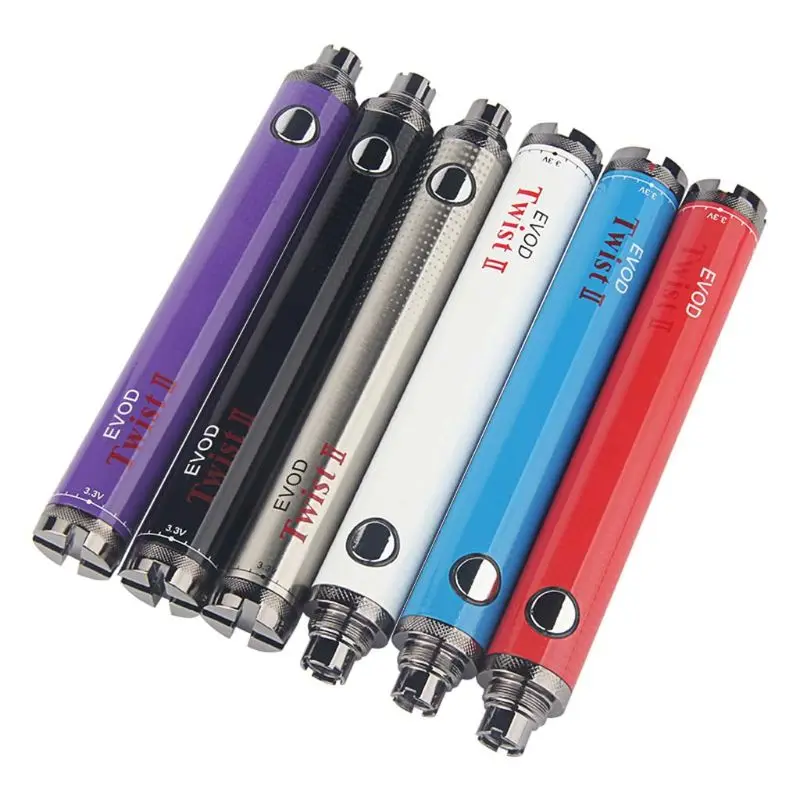 1300mAh батареи большой емкости EVOD Twist II батарея для электронной сигареты
