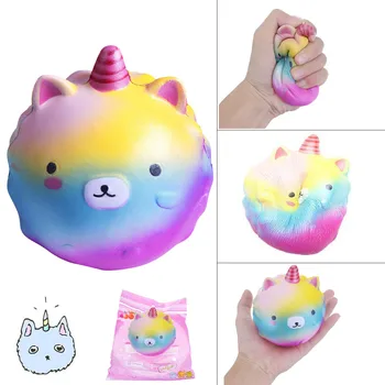 

Cute Rainbow Decompression Toy Birthday Party Decorations Kids Children Adult Baby Shower Favors Party Favors with Strap