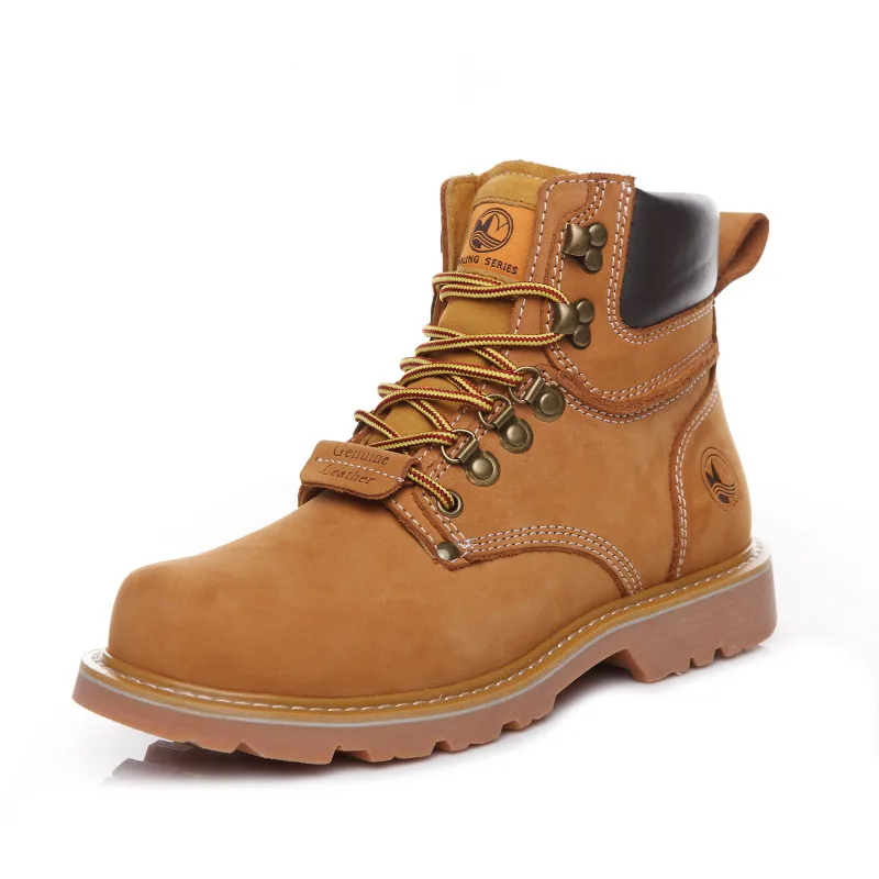 Мужская зимняя обувь кожаные винтажные мужские повседневные ботинки высокое качество военные зимние ботинки 4#10/10D50