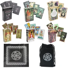

Various Classic Tarot Cards Divination Oracle Card Party Board Game English Version Deck Wisdom Board Game Solitaire PDF Guide