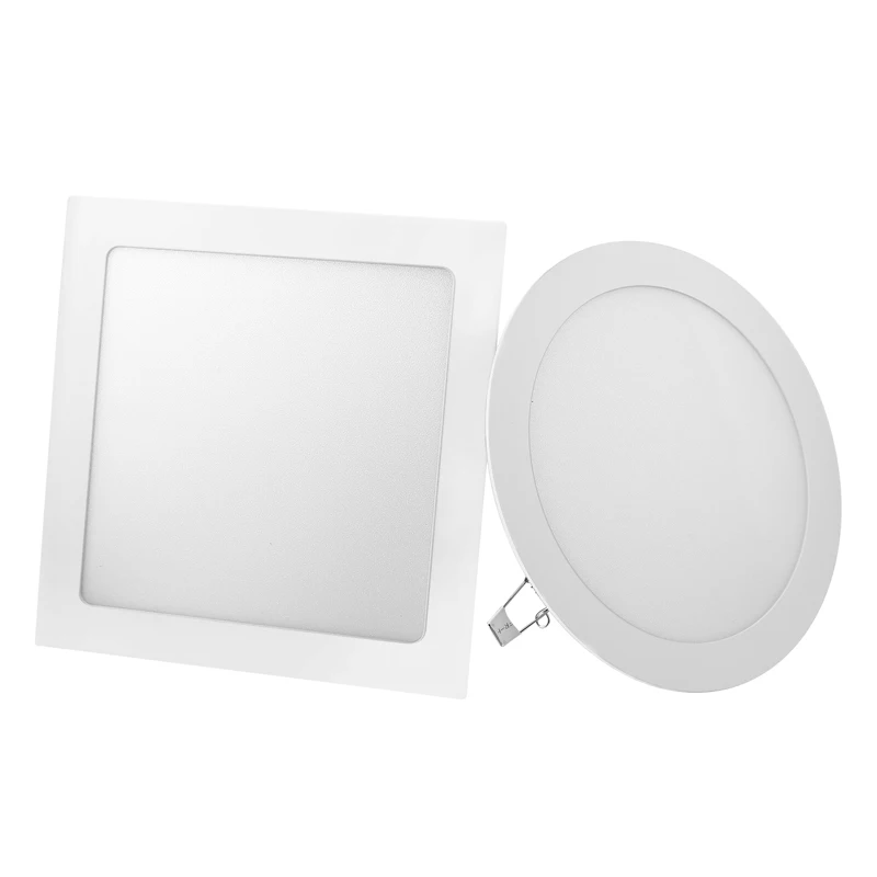 LED Panel Light 3W 4W 6W 9W 12W 15W 18W Round Square Spot light AC85~265V ceiling Indoor Recessed Downlight | Лампы и освещение