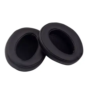 

1Pair Faux Leather Earpads Soft Ear Cover Cushion for denon AH-MM400 Earphones B95C