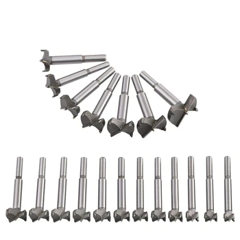 

19 Piece Wood Drill Bit (10-40 Mm) Drill Bit Set for Flat Bottom Blind Holes Drill Bit Set for Round Shank Wood Tools