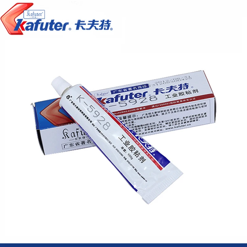 

Kafuter 100g K-5928 Silicone sealant for ABS engineering plastic bonding adhesive RTV silicone rubber white