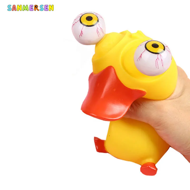 

Funny Cartoon Animal Small Squeeze Antistress Toy Pop Out Eyes Doll Stress Relief Venting Joking Decompression Toys for Children