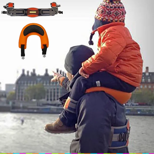 outdoor portable lazy Saddle Hands-Free Shoulder Carrier Baby Safe Child Strap Rider Saddle shoulder flexible baby harness 1