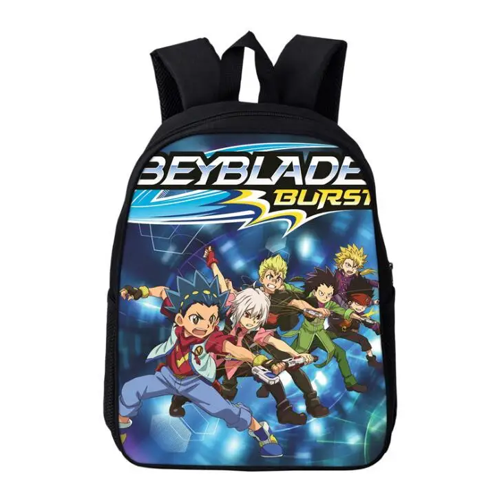 Мода: Beyblade Burst игровой принт рюкзак 3D Аниме студенческий школьный рюкзак Softback - Цвет: as picture