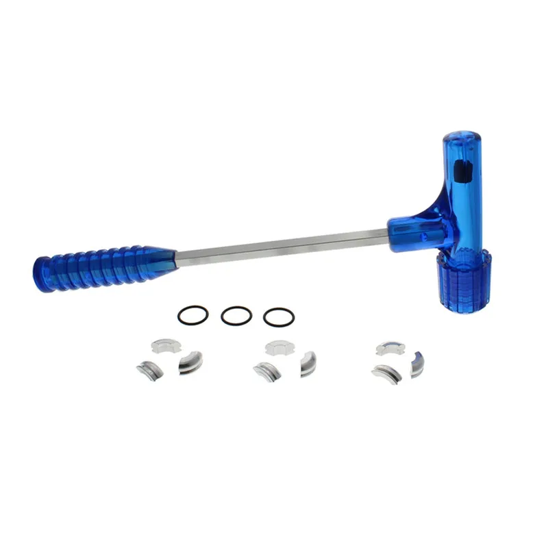

Blue color Impact bullet puller with three sets of collets