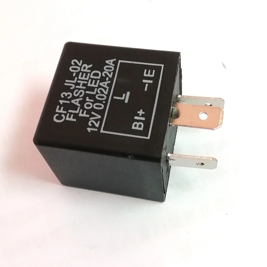 

2pcs 3-Pin Electronic Flasher Relay Module CF13 For Autos LED Turn Signal Light