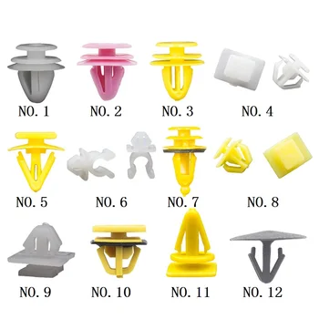 50 Pcs Square Vehicle Door Sill Strip Clips Trim Panel Snap Fastener Engine Cover Fixed Clamp Universal For Hyundai 1