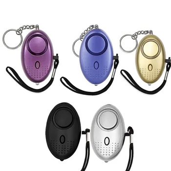 

5PC 130dB Alarm women self defence defense defensa personal Protection Keychain LED Light Emergency Safe Panic Wholesale