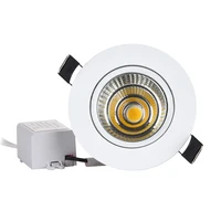 12V 3W COB Spot LED Downlight for Cabinet Ceiling Lighting 270-330lm Aluminum Cut Out Hole 68-75mm 2