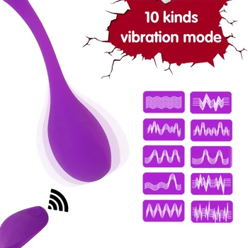 Silicone Erotic Jump Egg Remote Control Female Vibrator Clitoral Stimulator Vaginal G spot Massager Adults