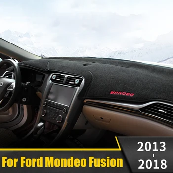 

Car Dashboard Avoid light Pad Instrument Platform Desk Cover Mats Carpets For Ford Mondeo Fusion 2013 2014 2015 2016 2017 2018