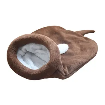 

Warming Washable Cat Sleeping Bag Soft Pet Beds Snuggle Blanket Mat Suitable