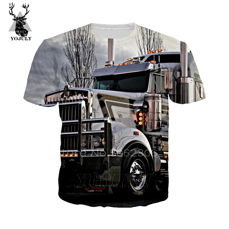 

truck tshirt stranger things t shirt men's fashion 3D print anime T-Shirts off white t-shirt lil peep shirt hip hop O-neck Short Sleeve tees streetwear tops Asian size S-6XL A216