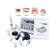 МТС Liberty dermographe maquillage Перманентный макияж машина цифровая татуировка машина комплект Татуировка пистолет с ножным переключателем