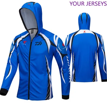 

2020 Summer Sports Outdoor Speed Dry Sun Fishing clothing Breathable Perspiration Anti-mosquito Slim Fishing clothing DAIWA