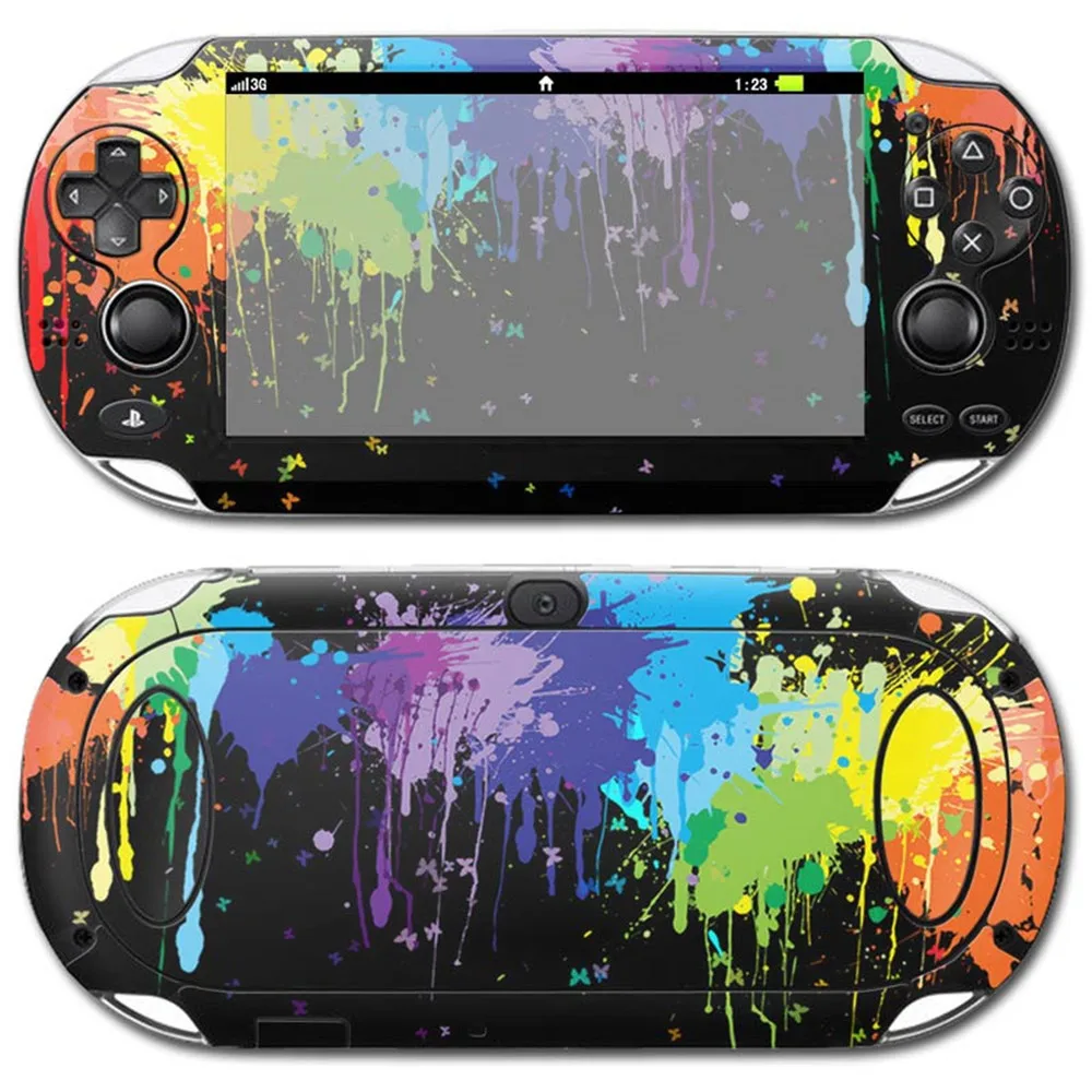 Chirstmas gift Design Games Accessories Vinyl Decal for PS vita 1000 Skin Sticker